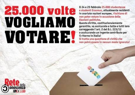 Voto per gli studenti Erasmus, la rabbia dei 25mila da Facebook a Palazzo Chigi