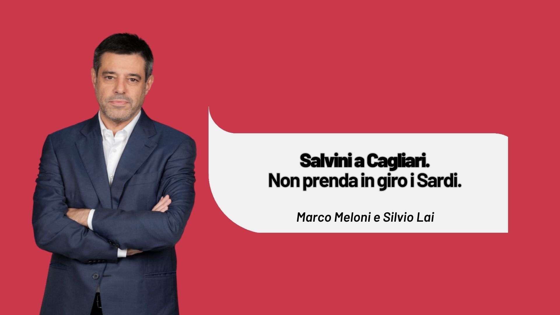 Salvini a Cagliari. Parli dei tagli ai fondi per il Sud e del DDL Calderoli che condanna la Sardegna. Non prenda in giro i Sardi.